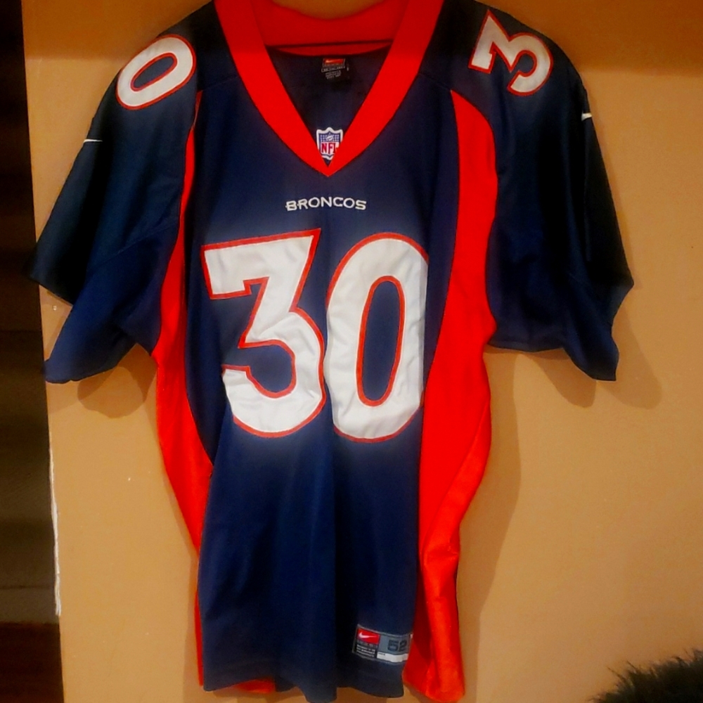 Vintage 90's Authentic Nike NFL Team Jersey #33 Terrell Davis  Denver Broncos